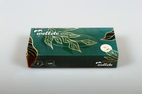 Թղթե անձեռոցիկ  երկար  տուփով-100 հատ, 2 շերտ